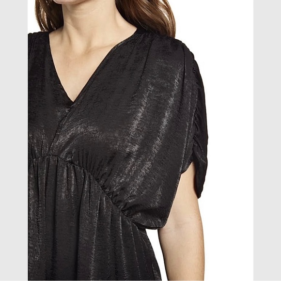 GIBSONLOOK‎ Shirred Satin Midi Dress - Picture 2 of 9